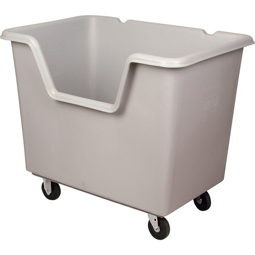 Chariot-caisse Starcart &agrave; c&ocirc;t&eacute; ouvert, Poly&eacute;thyl&egrave;ne, 46" lo x 31" la x 49" h, Volume 24 pi³, Capacit&eacute; 900 lb MAS Chibougamau