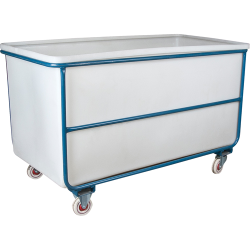 Straight Wall Box Truck, White Polyethylene, 57" L x 34" W x 33" H, 22 cu. ft. Volume, 1000 lbs. Capacity MAS Chibougamau