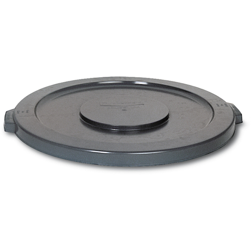 Couvercles ronds Brute, Couvercle plat, Plastique/Poly&eacute;thyl&egrave;ne, Convient aux contenants 15-5/8" dia. MAS Chibougamau