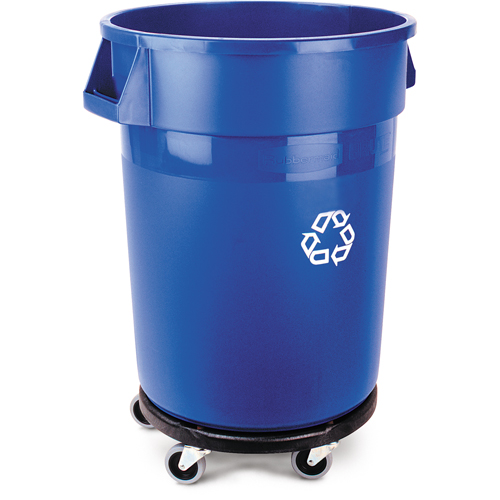 Contenant de collecte des d&eacute;chets recyclable Brute, Vrac, Plastique, 32 gal. US MAS Chibougamau