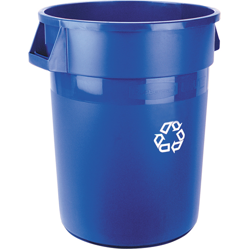 Contenant de collecte des d&eacute;chets recyclable Brute, Vrac, Plastique, 32 gal. US MAS Chibougamau