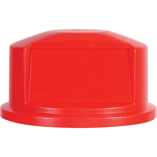 Round Brute&reg; Tops, Dome Lid, Plastic/Polyethylene, Fits Container Size: 22" Dia. MAS Chibougamau