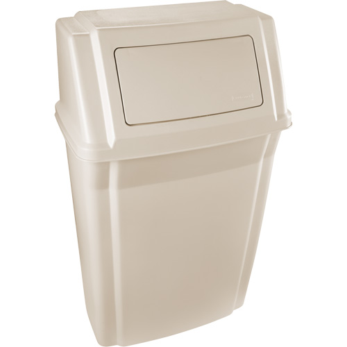 Contenants Slim Jim profil&eacute;s, Couvercle &agrave; battant, Plastique, Convient aux contenants 19-1/2" x 12" MAS Chibougamau