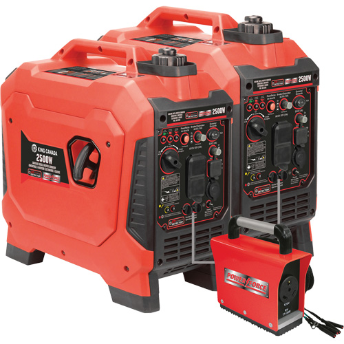 G&eacute;n&eacute;ratrice &agrave; onduleur, Surtension 2500 W, Nominale 1800 W, R&eacute;servoir 4,2 L MAS Chibougamau