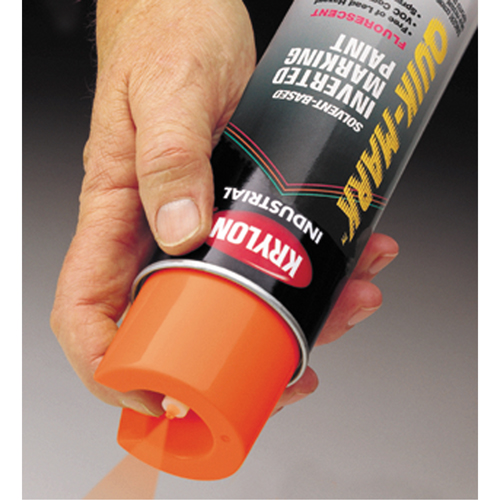 Peinture de marquage industrielle invers&eacute;e &agrave; base de solvant Quik-Mark, 17 oz, Canette a&eacute;rosol MAS Chibougamau