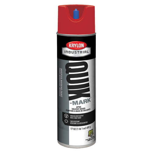 Peinture de marquage industrielle invers&eacute;e &agrave; base de solvant Quik-Mark, 17 oz, Canette a&eacute;rosol MAS Chibougamau