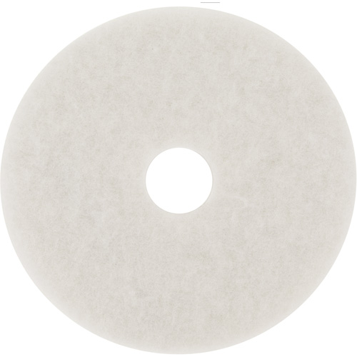 Floor Pad, 19", Polish, White MAS Chibougamau