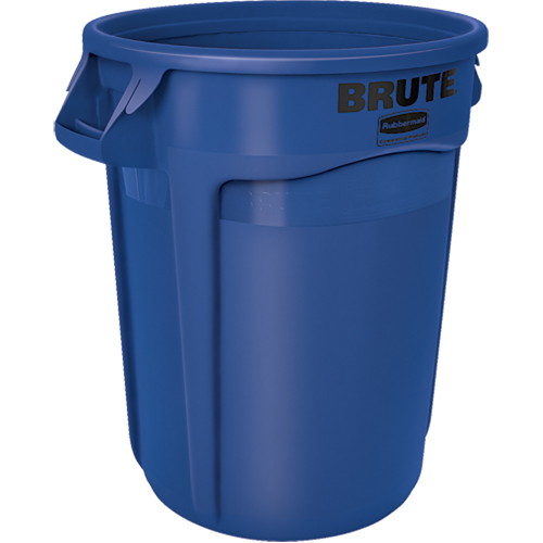 Round Brute&reg; Containers, Bulk, Polyethylene, 32 US gal. MAS Chibougamau