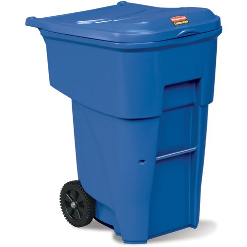 Brute&reg; Roll Out Containers, Curbside, Polyethylene, 95 US gal. MAS Chibougamau
