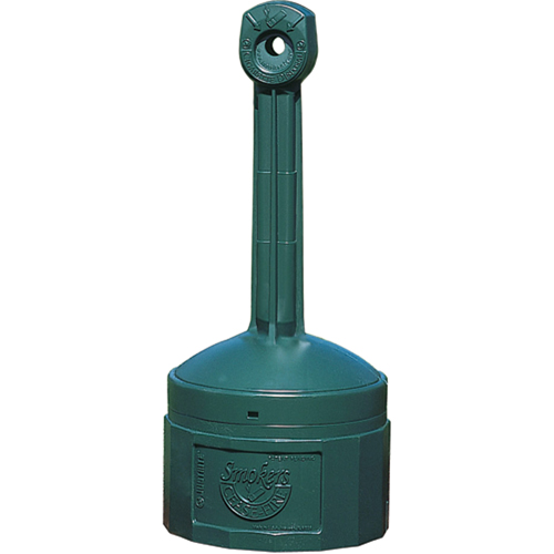 Smokers Cease-Fire&reg; Cigarette Butt Receptacle, Free-Standing, Plastic, 4 US gal. Capacity, 38-1/2" Height MAS Chibougamau