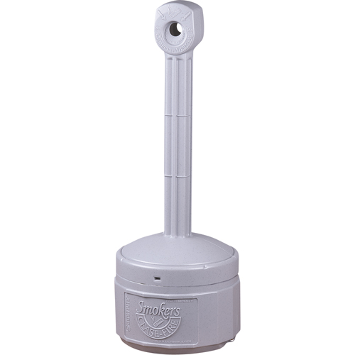 Cendriers Smoker's Cease-Fire, Sur pied, Plastique, Capacit&eacute; 1 gal. US, Hauteur 30" MAS Chibougamau