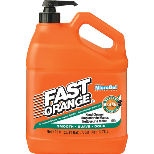 Nettoyant &agrave; mains, Lotion, 3,78 L, Bouteille &agrave; pompe, Orange MAS Chibougamau