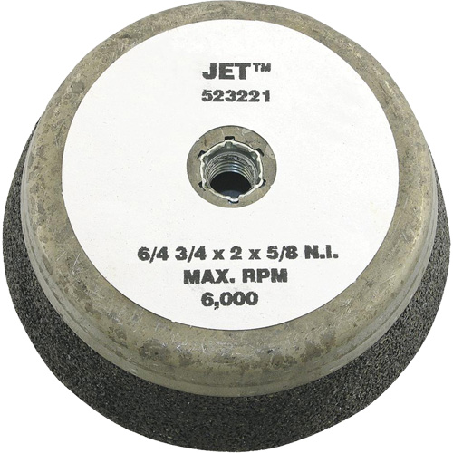 Resin Bond Cup Wheel, 4" x 2", 5/8"-11NC Arbor, Type 11 MAS Chibougamau