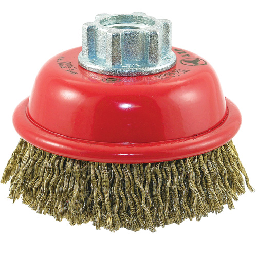 MAXI-CRIMPED Premium Crimped Wire Cup Brush MAS Chibougamau