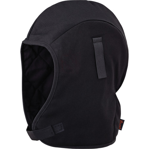 564A Flame Resistant Quilted Hardhat Liner, Black, Cotton MAS Chibougamau