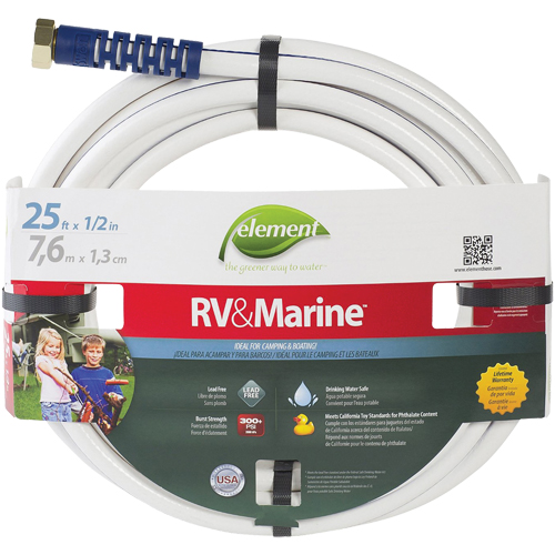 Element Marine & RV Water Hoses, PVC, 5/8" dia. x 25' MAS Chibougamau