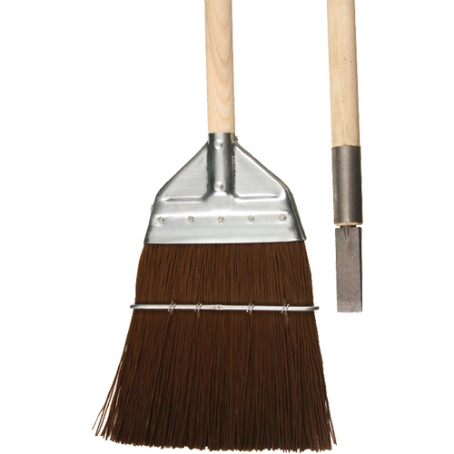 Railway & Track Broom with Chisel, Wood Handle, Polypropylene Bristles, 56" L MAS Chibougamau