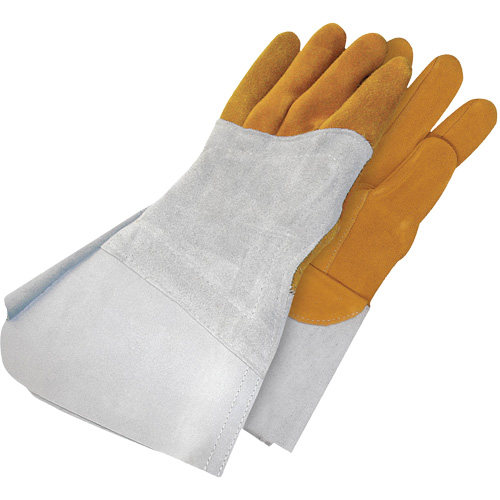 Gander Brand Reverse Grain TIG Welder Gloves, Grain Deerskin, Size 10 MAS Chibougamau