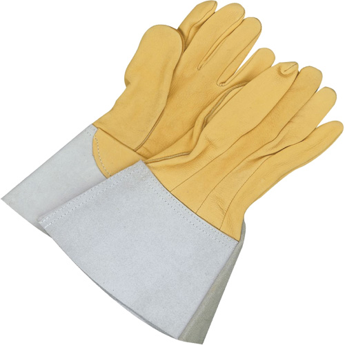 Gander Brand Reverse Grain TIG Welder Gloves, Grain Deerskin, Size 10 MAS Chibougamau