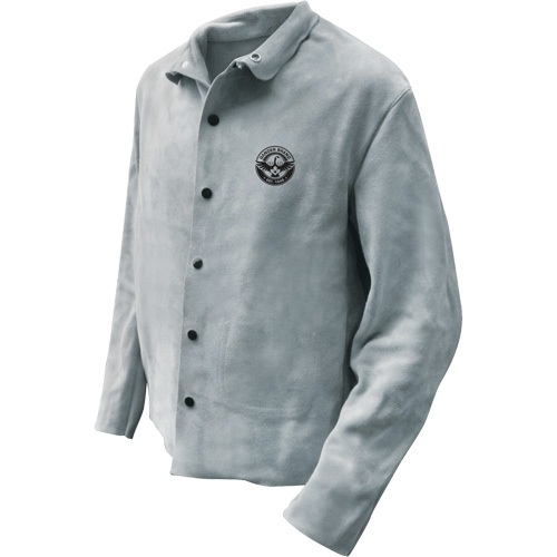 Welder Jacket, Leather, X-Large, Grey MAS Chibougamau