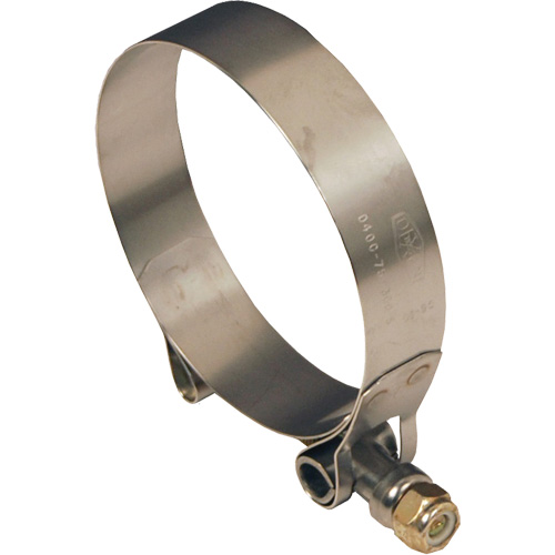 T-Bolt Clamp, Min Dia. 1.594", Max Dia. 1.812" MAS Chibougamau