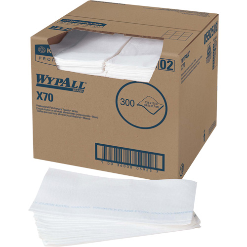 Essuie-tout X70 pour le service alimentaire, Sp&eacute;cialis&eacute;, 23-1/2" lo x 12-1/2" la MAS Chibougamau