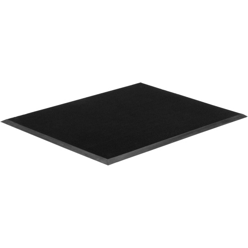 Tapis Gritstop Fingermat, Caoutchouc, Grattoir Type, Motif Textur&eacute;, 2-2/3" x 3-3/4", Noir MAS Chibougamau