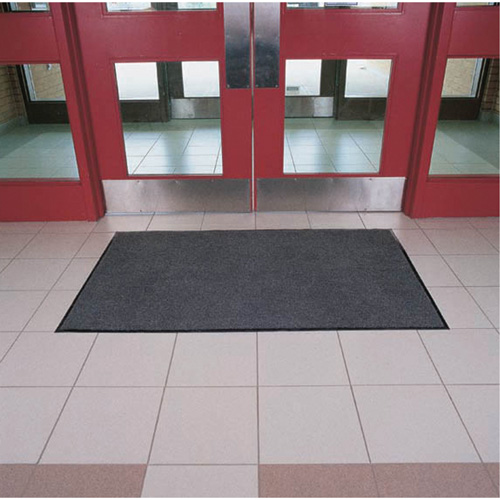 Tapis Poly-Tuft, Essuie-pieds, 4' x 6' x 5/16", Charbon MAS Chibougamau