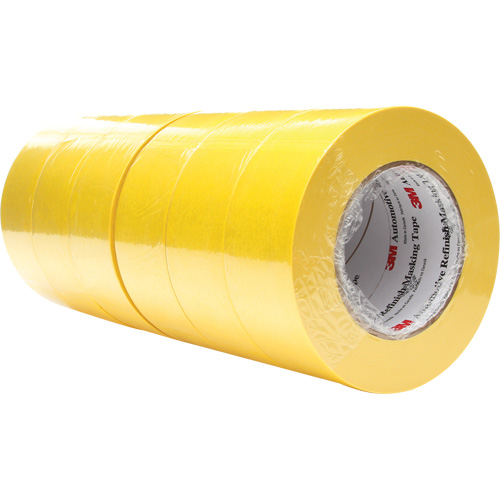 Automotive Refinish Masking Tape 388N, 48 mm (2") x 55 m (180'), Yellow MAS Chibougamau