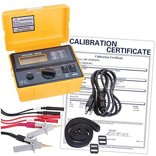 Milli-ohmm&egrave;tre 110 V avec certificat de calibration MAS Chibougamau