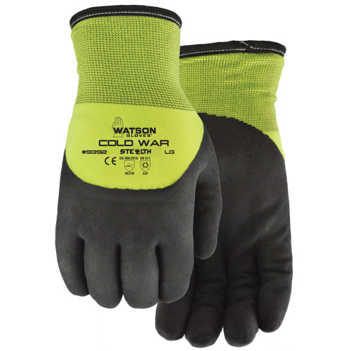 Stealth Cold War Thermal Gloves, Medium, Foam Nitrile Coating MAS Chibougamau