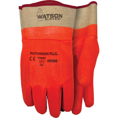 Gants Notorious P.I.G., Taille unique, R&ecirc;vetement Nitrile/PVC, Enveloppe en Jersey MAS Chibougamau