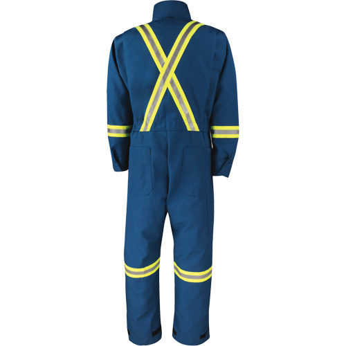 Dupont Nomex&reg; IIIA Deluxe Coveralls, Size 3X-Large (Tall), Royal Blue, 6 cal/cm² MAS Chibougamau