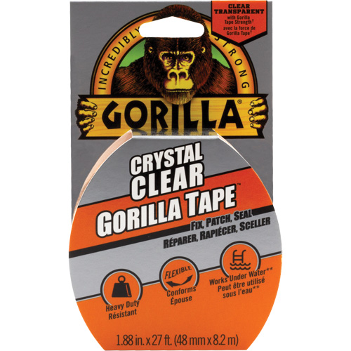 Crystal Clear Tape, 48 mm (1-7/8") x 8.3 m (27'), Clear MAS Chibougamau