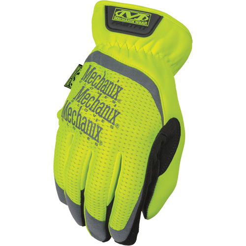 Gants de travail FastFit &agrave; haute visibilit&eacute;, Paume Synth&eacute;tique, Taille Moyen/9 MAS Chibougamau