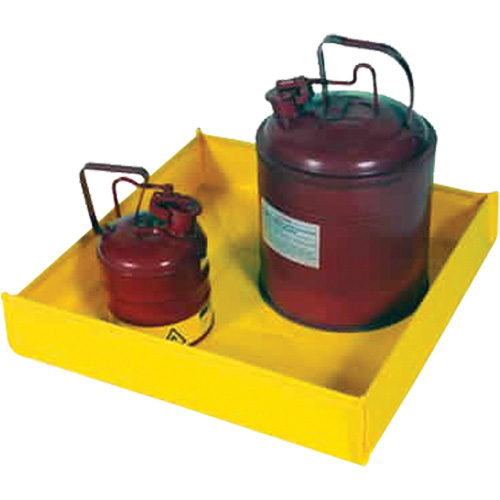 Flexible Ultra-Utility Tray&reg;, 12" L x 12" W x 4.8" H, 1.5 US Gal. Spill Capacity MAS Chibougamau