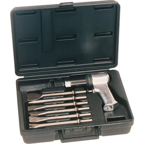 Super Duty Air Hammer Kit, 3 CFM, 1/4" NPT, 3000 BPM, 3/4" x 2-9/32" (19.05mm x 57.94mm) MAS Chibougamau