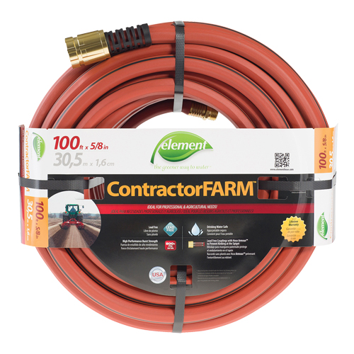 Contractor/FARM Water Hose, PVC, 5/8" dia. x 100' MAS Chibougamau