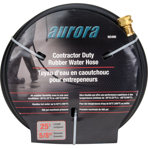 Contractor Duty Rubber Hose, Rubber, 5/8" dia. x 25' MAS Chibougamau