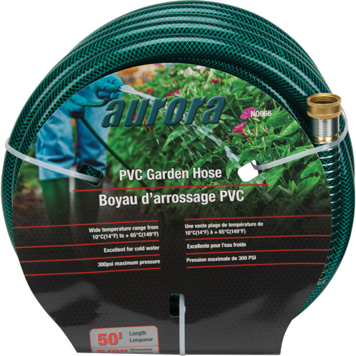 Tuyau de jardin, PVC, 5/8" dia x 50' MAS Chibougamau