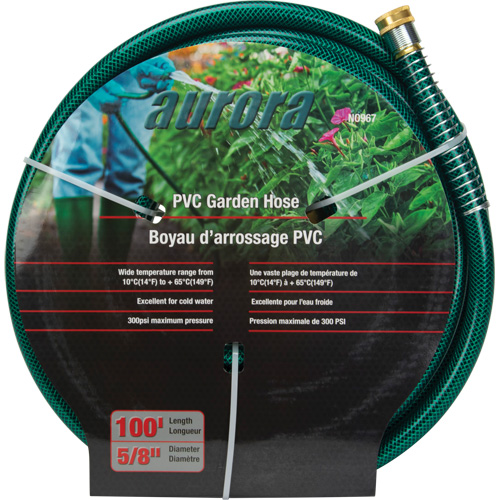 Tuyau de jardin, PVC, 5/8" dia x 100' MAS Chibougamau