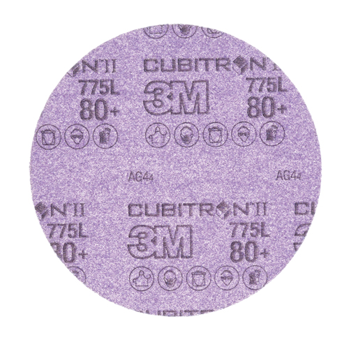 Rouleau de disques abrasifs Cubitron II Stikit, 6" dia., Grain 80+, C&eacute;ramique MAS Chibougamau