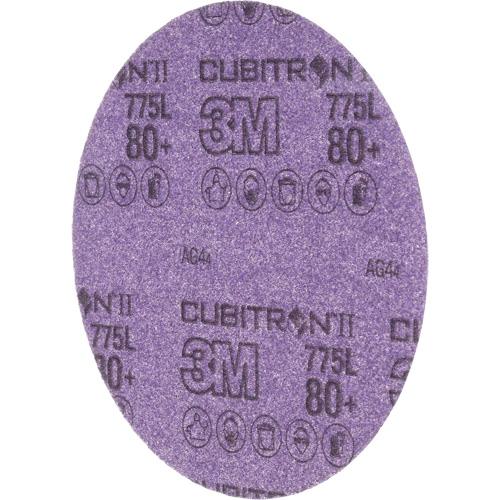 Rouleau de disques abrasifs Cubitron II Stikit, 6" dia., Grain 80+, C&eacute;ramique MAS Chibougamau
