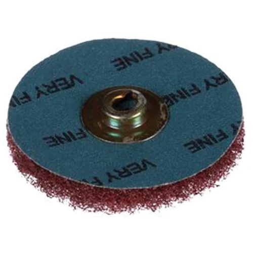 Standard Abrasives Quick Change Buff and Blend HS Disc, 2" Dia., Very Fine Grit, Aluminum Oxide MAS Chibougamau