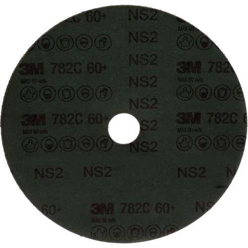 782C Fibre Disc, Ceramic, 60+, 7" Dia x 7/8" Arbor MAS Chibougamau