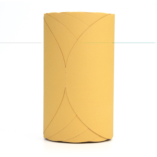 Stikit 255L Gold Film Disc Roll, 6" Dia., P180 Grit, Aluminum Oxide MAS Chibougamau