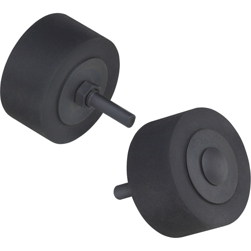 2" x 1" x 1/4" Rubber Cushion Polishing Wheel 45129 MAS Chibougamau