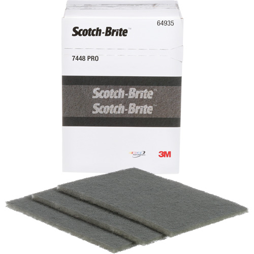 Tampon pour la pr&eacute;paration manuelle des surfaces Scotch-Brite Pro, Carbure de silicium, 9" x 6", Grain Ultra fin MAS Chibougamau