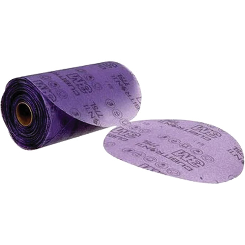 Cubitron II Stikit Film Disc Roll 775L, 6" Dia., 220+ Grit, Ceramic MAS Chibougamau