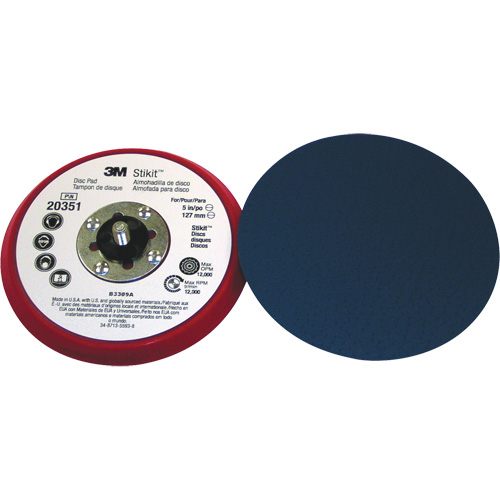 Tampon disque &agrave; profil bas 5" x 3/8" Stikit 20351 MAS Chibougamau